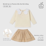 (12M-4Y) LP S40 - Bộ dài tay La Pomme tiểu thư thỏ trắng - Be
