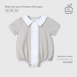 (3M-12M) LP - Body cộc tay La Pomme mini oppa - Be