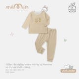 (6M-2Y) LP - Bộ dài tay mềm mịn by La Pomme vũ trụ vui nhộn - Vàng