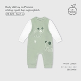 (3M-12M) LP - Body dài tay La Pomme những người bạn ngộ nghĩnh - Xanh lá