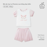 (6M-2Y) LP - Bộ cộc tay La Pomme cua hồng dạo biển - Hồng