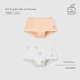 (12M-4Y) LP - Set 2 quần chip La Pomme - Cam