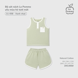 (6M-4Y) LP - Bộ sát nách La Pomme yêu mùa hè tươi mát - Xanh nhạt