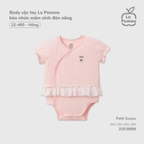 (0M-9M) LP - Body cộc tay La Pomme bèo nhún mầm xinh đón nắng - Hồng