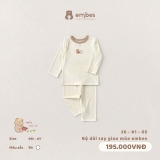 (9M-3Y) EMBES - Bộ dài tay giao mùa embes - 26-K1-05