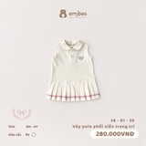 (9M-3Y) EMBES - Váy polo phối viền trang trí - 26-K1-39