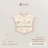 (9M-3Y) EMBES - Bộ cộc phối màu embes Grocery - 26-K2-12