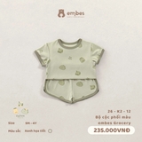 (9M-3Y) EMBES - Bộ cộc phối màu embes Grocery - 26-K2-12
