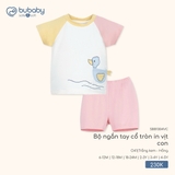 (6M-4Y) BU - Bộ ngắn tay cổ tròn in vịt con - SBB1304VC