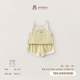 (9M-3Y) EMBES - Bộ hai dây embes chấm bi - 26-K2-10