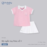 (6M-4Y) BU - Bộ ngắn tay Polo cổ V - PPN130601