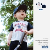 (6M-4Y) BU - Bộ ngắn tay cổ tròn Sporty - SCT1304SP