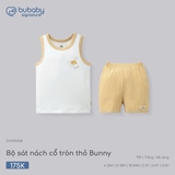 (6M-4Y) BU - Bộ sát nách cổ tròn in Thỏ con - SVS140438