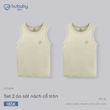 (6M-4Y) BU - Set 2 áo sát nách cổ tròn - IVS340400