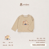 (9M-3Y) EMBES - Áo dài tay Childhood with embes - 26-K4-03