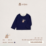 (9M-3Y) EMBES - Áo dài tay phối cổ Good day - 26-K4-22