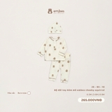EMBES - Bộ dài tay kèm mũ embes cheeky squirrel - 26-B5-10