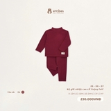 EMBES - Bộ giữ nhiệt cao cổ 'Enjoy fall' đỏ - 26-K6-07