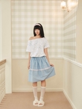 Evelyn Check Blue