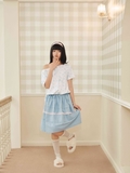 Evelyn Check Blue