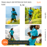 Áo chạy trail Compressport Trail Half-Zip Fitted SS Top (Nam)