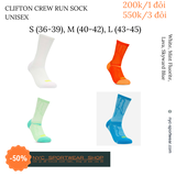 Tất cổ cao Hoka Clifton Crew Run Socks
