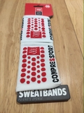 Băng cổ tay lau mồ hôi Compressport Sweatbands 3D.Dots (Unisex)