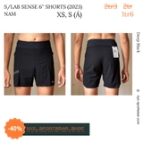Quần Salomon S/LAB Sense 6 inch Shorts 2023 (Nam)