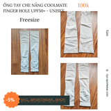 Ống tay che nắng xỏ ngón Coolmate  Finger Hole UPF50+ (Unisex)