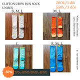 Tất cổ cao Hoka Clifton Crew Run Socks
