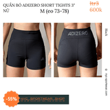 Quần bó Adidas Adizero 3 inch Short Tights (Nữ)