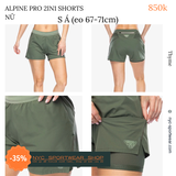Quần bó cơ Dynafit Alpine Pro 2in1 Shorts (Nữ)