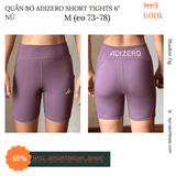 Quần bó Adidas Adizero 6 inch Short Tights (Nữ)