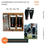 Bó bắp chân Compressport R2 3.0 Compression Calf Sleeve
