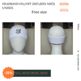 Đai đội đầu bản nhỏ Compressport Thin Headband On/Off (Unisex)