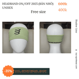 Đai đội đầu bản nhỏ Compressport Thin Headband On/Off (Unisex)