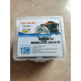 Đèn sạc độ đầu 9811 trắng Yên Quân