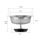 Lưới lọc rác bồn rửa chén INOX có nút nhấn