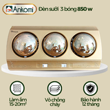 Đèn sưởi nhà tắm (3 bóng)