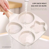 hảo 4 ngăn chống dính nhiều hình