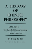 A History of Chinese Philosophy