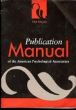Publication Manual of the American Psychological Association