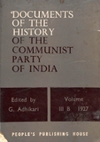 Documents of the history of the communist party of India