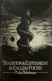 Tradition and Experiment in English Poetry