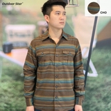 WEG Mens long sleeve flannel shirt