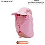 Sun Cap with Face and Neck Flap