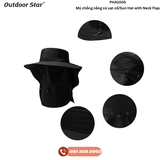 Sun Hat with Neck Flap