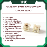 Switch Gateron Baby Raccoon 2.0 | Gateron | Linear | 55g