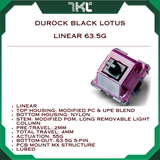 Switch Durock Black Lotus | Durock | Linear | 63.5g | Công tắc bàn phím cơ