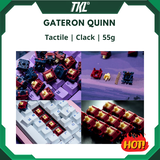 Switch Gateron Quinn | Heavy Tactile | 59g | Đanh – Đầm – Mượt